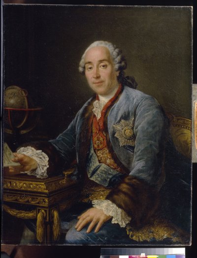 Portrait of Prince Dmitriy Mikhailovich Golitsyn, 1762 by Francois Hubert Drouais